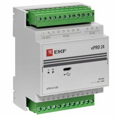 Модуль базовый ePRO удаленного управления 6вх4вых 230В WiFi EKF PROxima от поставщика КабельСпецСтрой Модуль базовый ePRO удаленного управления 6вх4вых 230В WiFi EKF PROxima от поставщика КабельСпецСтрой