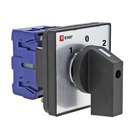 Кулачковый переключатель ПК-1-43 10А 3P «1-0-2» EKF PROxima от поставщика КабельСпецСтрой