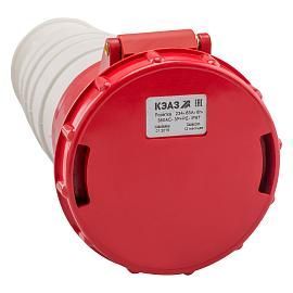 Розетка кабельная 234-63А-6h-380AC-3P+PE-IP67 от поставщика КабельСпецСтрой