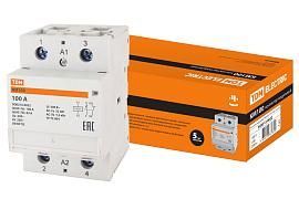 Контактор модульный КМ100/2-100 1НО;1НЗ TDM от поставщика КабельСпецСтрой