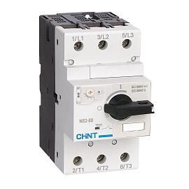 Выключатель автоматический защиты двигателя (пускатель) NS2-80 20-25A с поворотной ручкой ® 279720 CHINT от поставщика КабельСпецСтрой