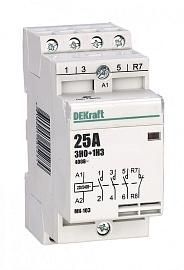 Контактор модульный 3НО+1НЗ 16А 230В МК-103 18054DEK DEKraft SE от поставщика КабельСпецСтрой